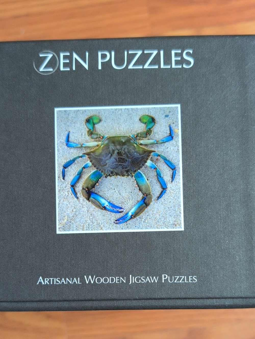 Blue & Green Crab Artisanal Wooden Jigsaw